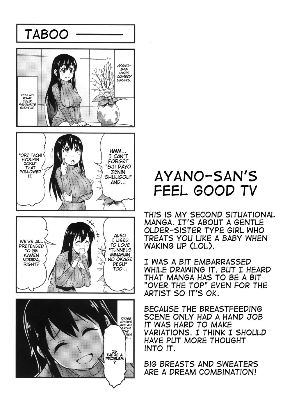 Hentai Manga Comic-Ayano-san's Feel Good TV-Read-21